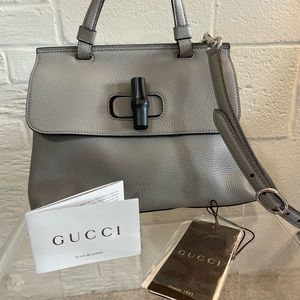 Super Cute Vintage Grey GUCCI Bag - AUTHENTIC